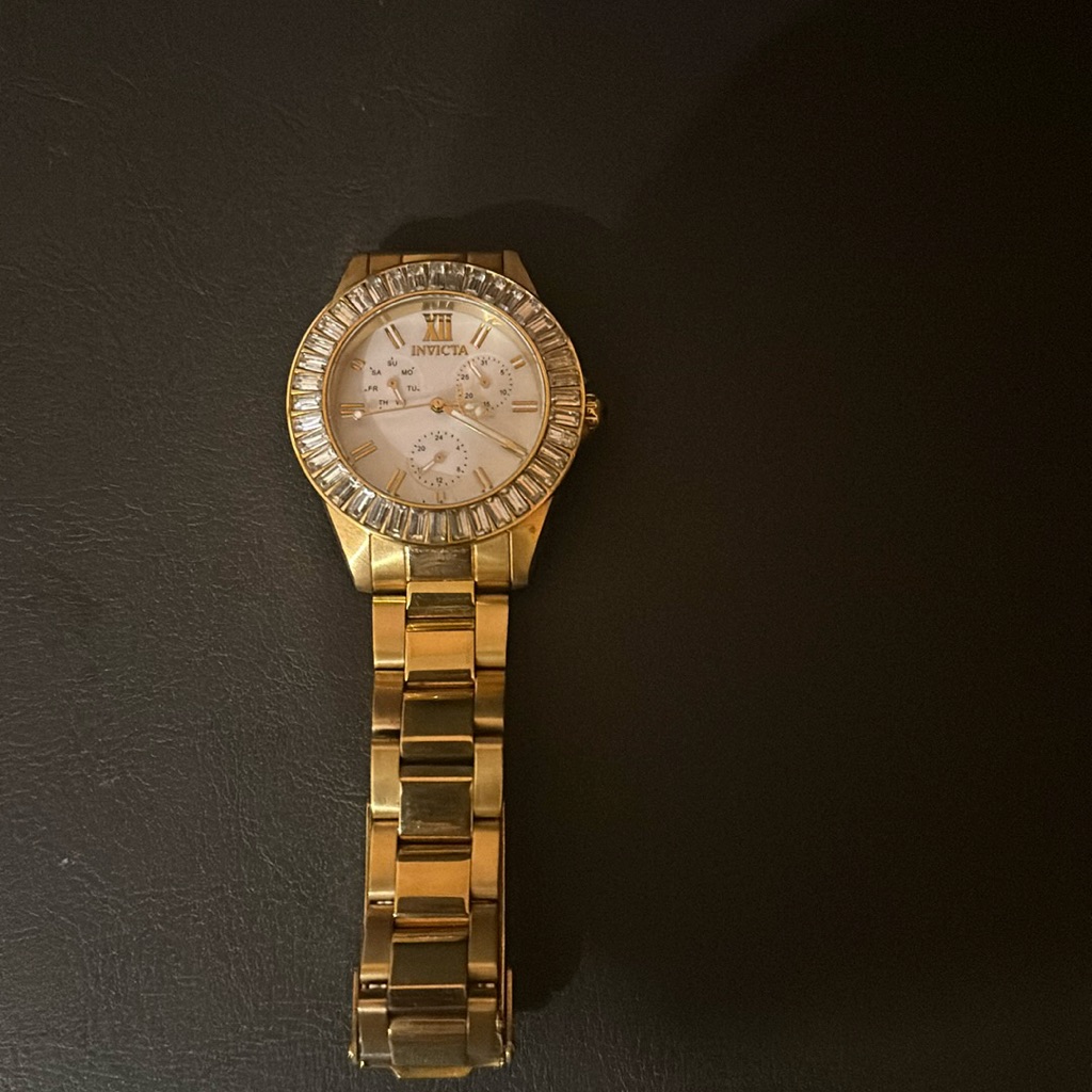 Invicta Womens Angel Pave Chronograph Roman Watch